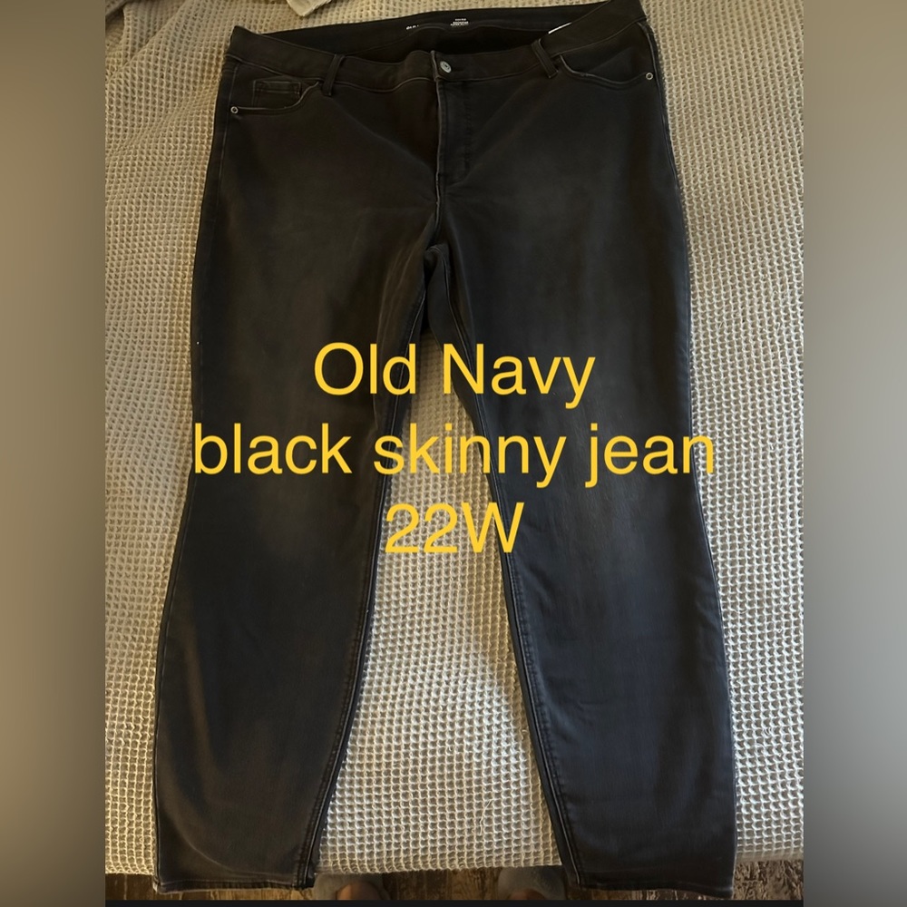 Old Navy black denim